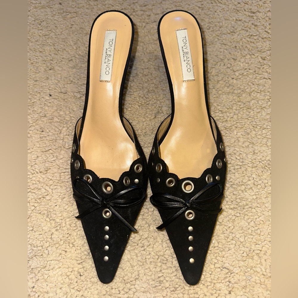 Tony Bianca Shae Mule Suede Black